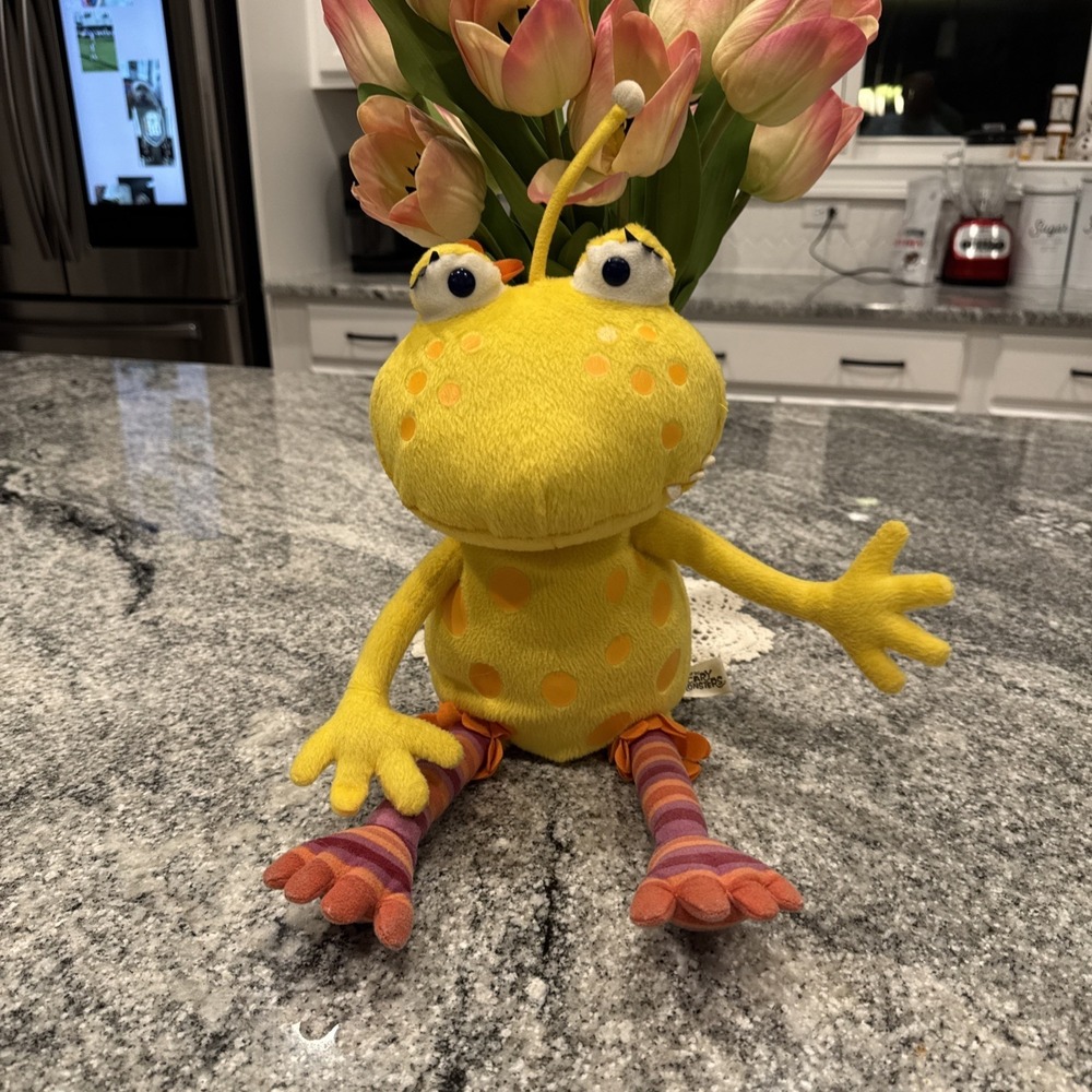 Toy Factory Not So Scary Monsters Polly the Jolly Monster Plush 17"